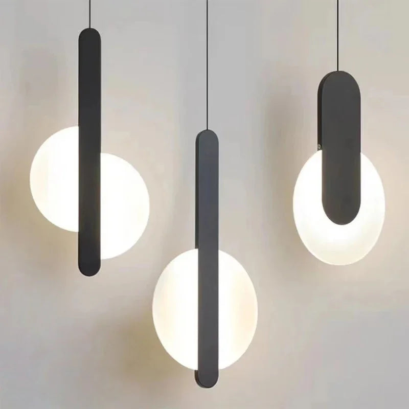 Moderne LED Hanglamp – Keuze uit 3 Stijlen | Wit of Zwart | Warm of Koud Wit