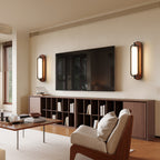 MAJESTO Houten wandlamp met acryl kap – 18W LED