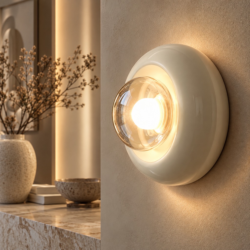 Lorén Luxe Glazen Wandlamp met LED