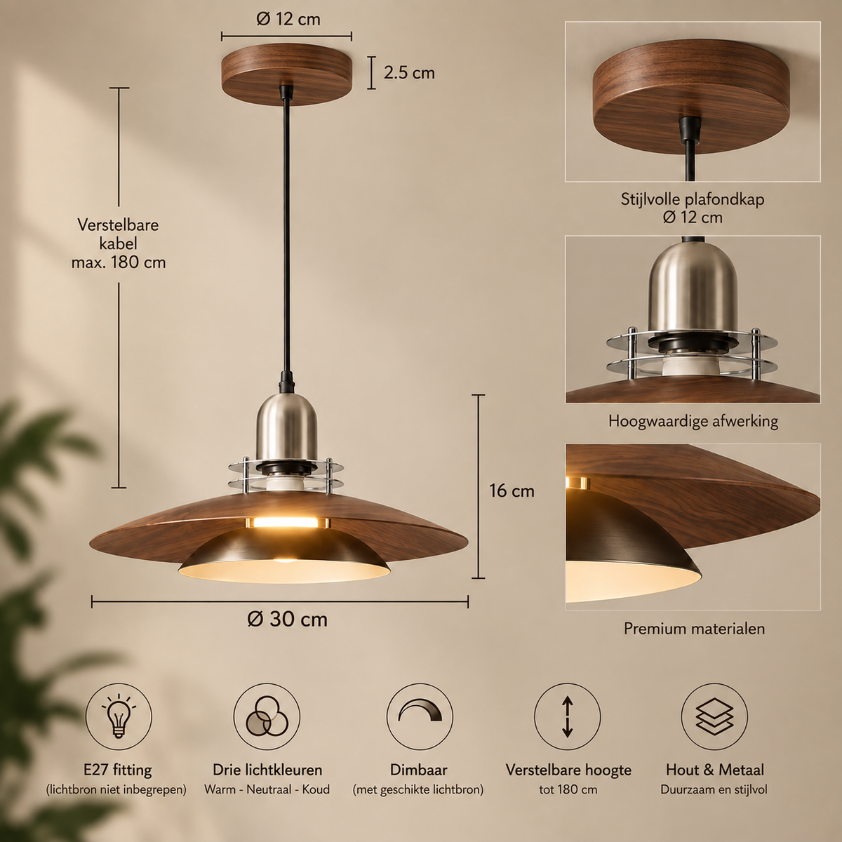 DOMINUS ufo hanglamp van ijzer