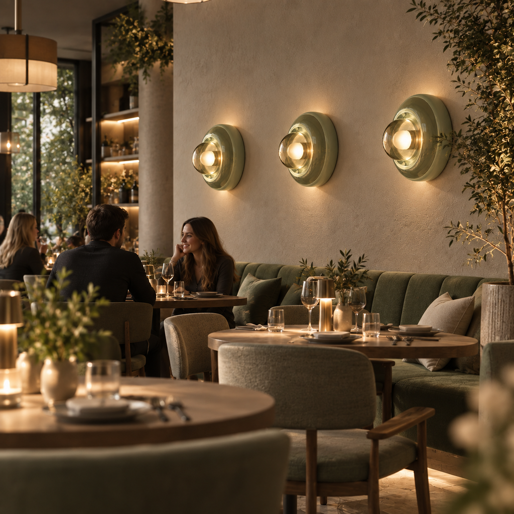 Lorén Luxe Glazen Wandlamp met LED