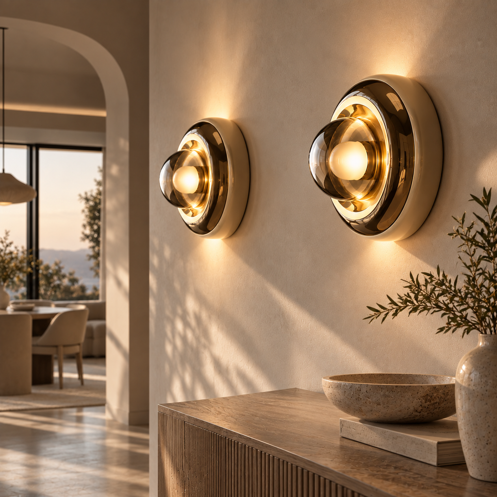 Lorén Luxe Glazen Wandlamp met LED