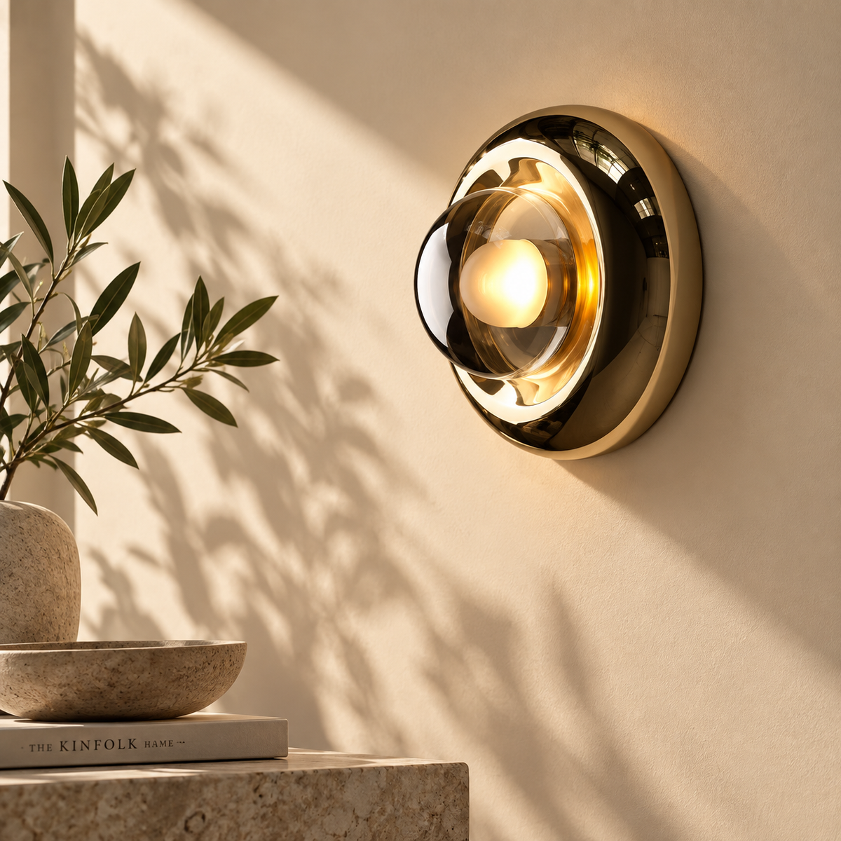 Lorén Luxe Glazen Wandlamp met LED