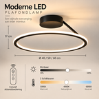SAFORA Moderne LED plafondlamp Ring