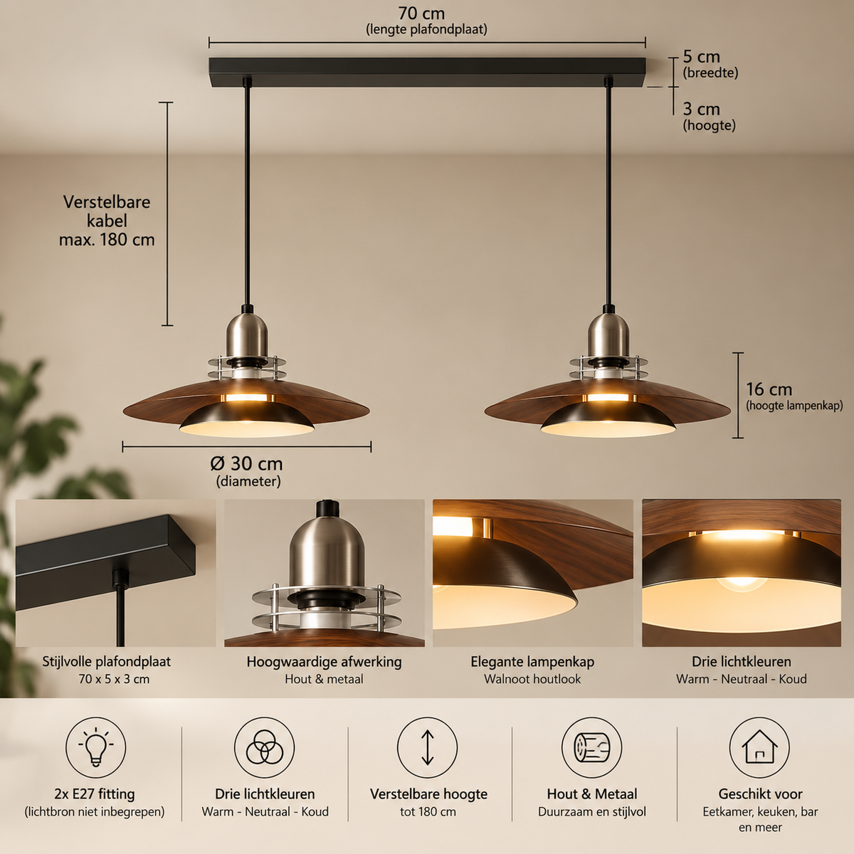 DOMINUS ufo hanglamp van ijzer