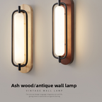 MAJESTO Houten wandlamp met acryl kap – 18W LED