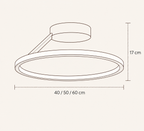 SAFORA Moderne LED plafondlamp Ring