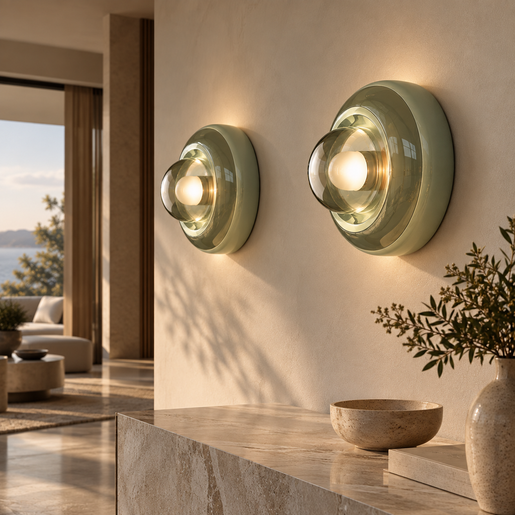 Lorén Luxe Glazen Wandlamp met LED