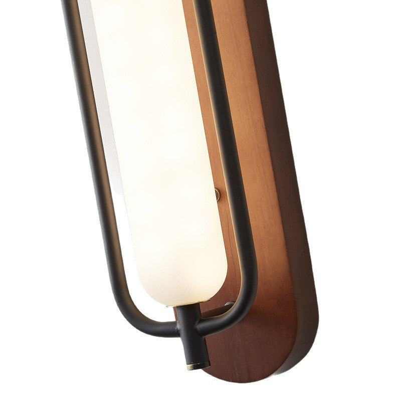 MAJESTO Houten wandlamp met acryl kap – 18W LED